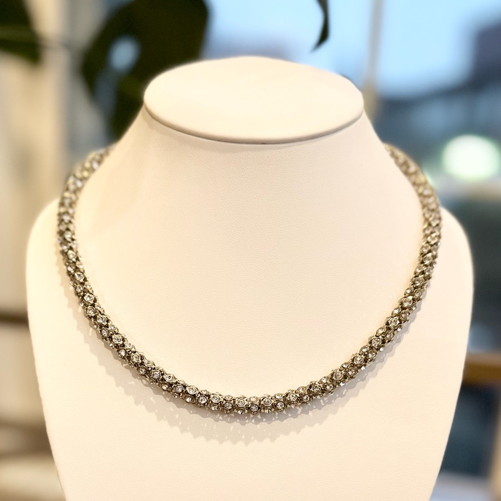 Anne Klein Gemstone & Gold Rope Adjustable Necklace